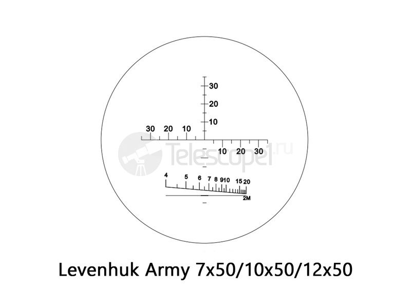 Levenhuk Army 10x50 с сеткой