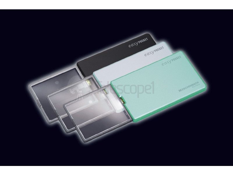 Лупа Eschenbach Easy Pocket 4x голубой металлик Лупа Eschenbach Easy Pocket 4x голубой металлик