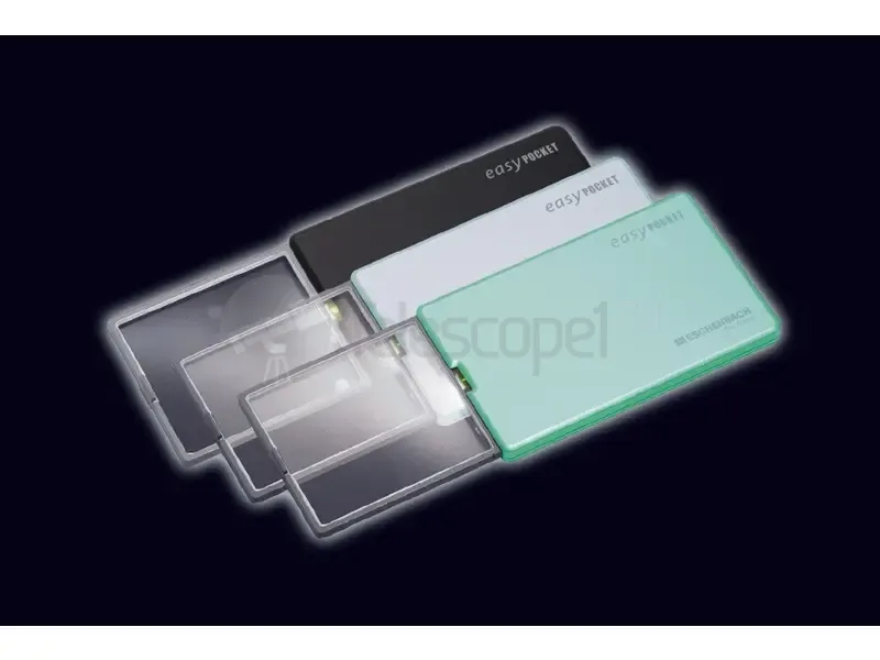 Лупа Eschenbach Easy Pocket 4x голубой металлик