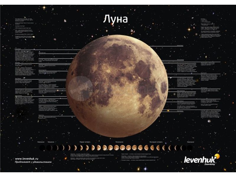 Постер Levenhuk «Луна»