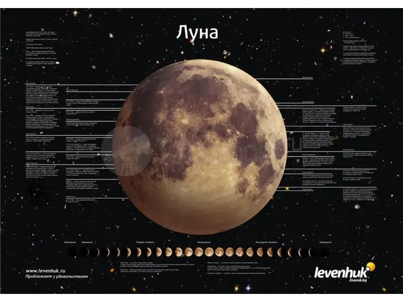 Постер Levenhuk «Луна»