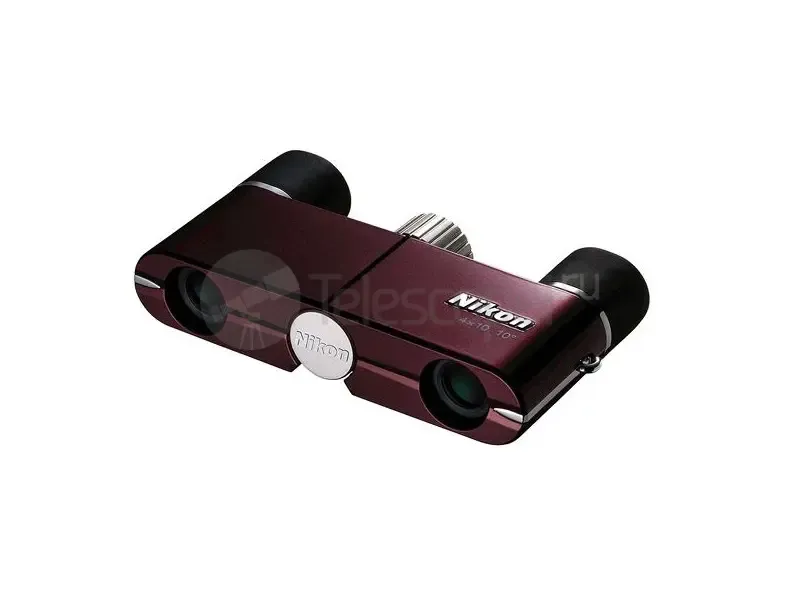 Бинокль Nikon 4x10 DCF burgundy