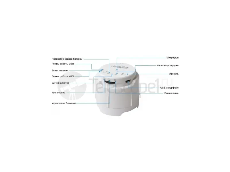 Микроскоп DigiMicro Mini+WiFi для iOS/Android/Windows