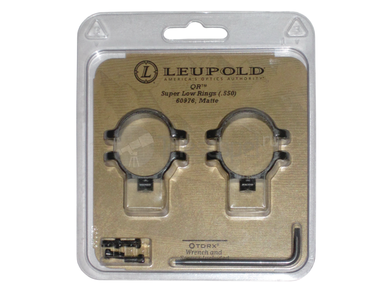 Кольца быстросъемные Leupold QR для основания QR, 25.4 мм, сверхнизкие (60976)