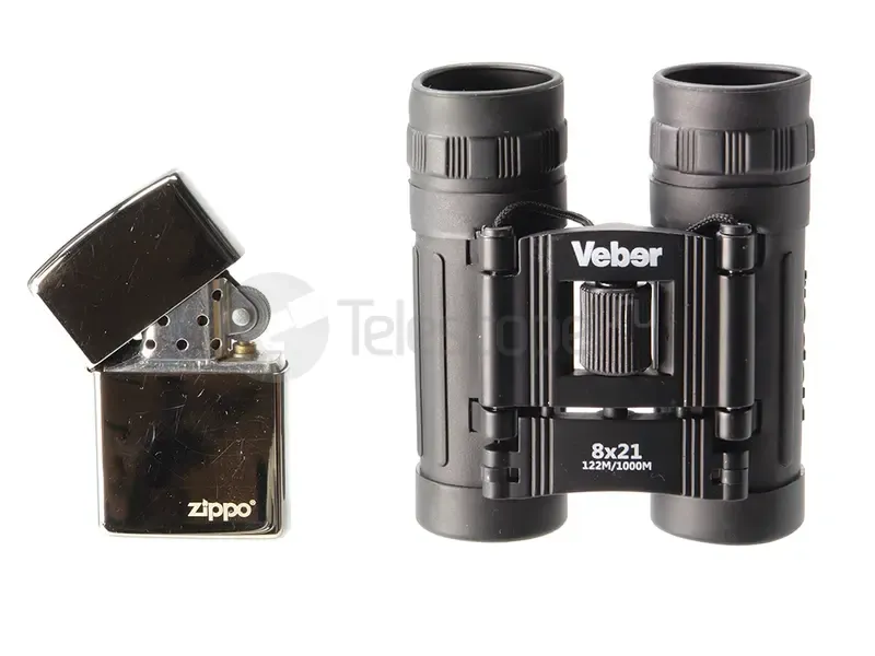 Бинокль Veber Sport БН 8x21, черный