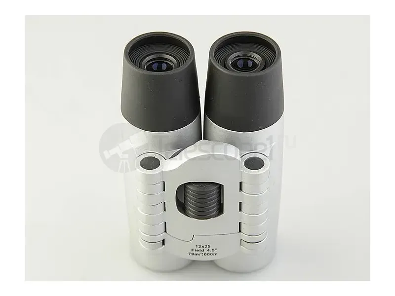 Бинокль Veber Sport БН 12x25, серебристый