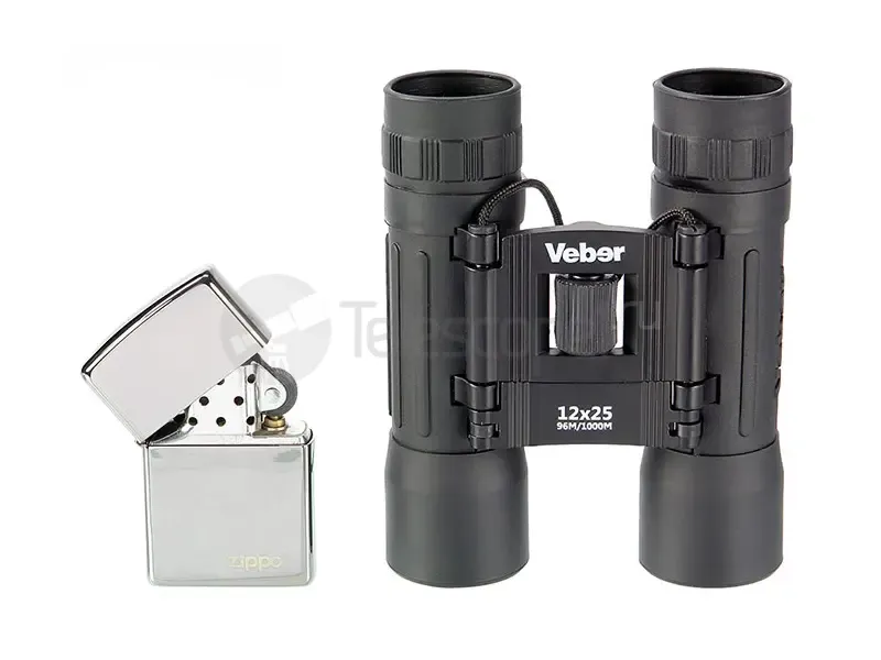 Бинокль Veber Sport БН 12x25, черный