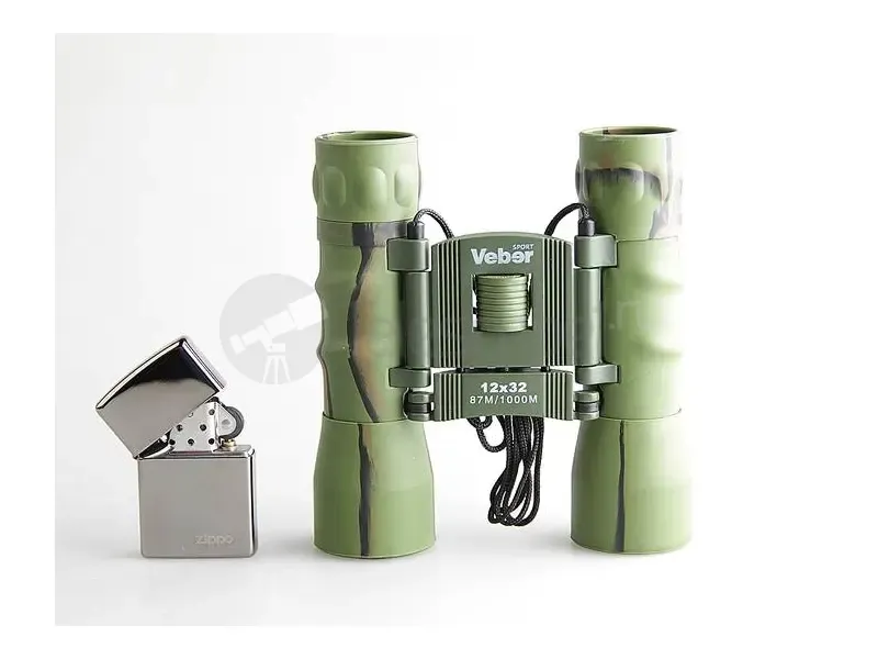 Бинокль Veber Sport БН 12x32, камуфляж