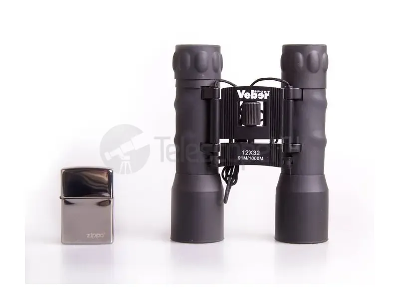 Бинокль Veber Sport БН 12x32, черный