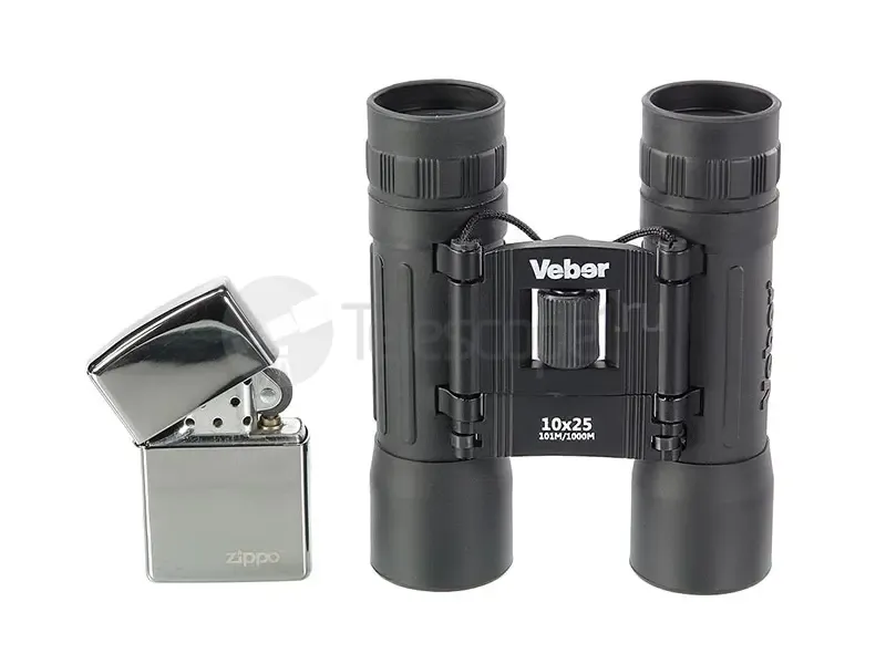 Бинокль Veber Sport БН 10x25, черный
