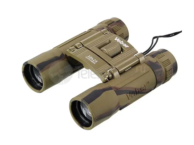 Бинокль Veber Sport БН 10x25, камуфляж