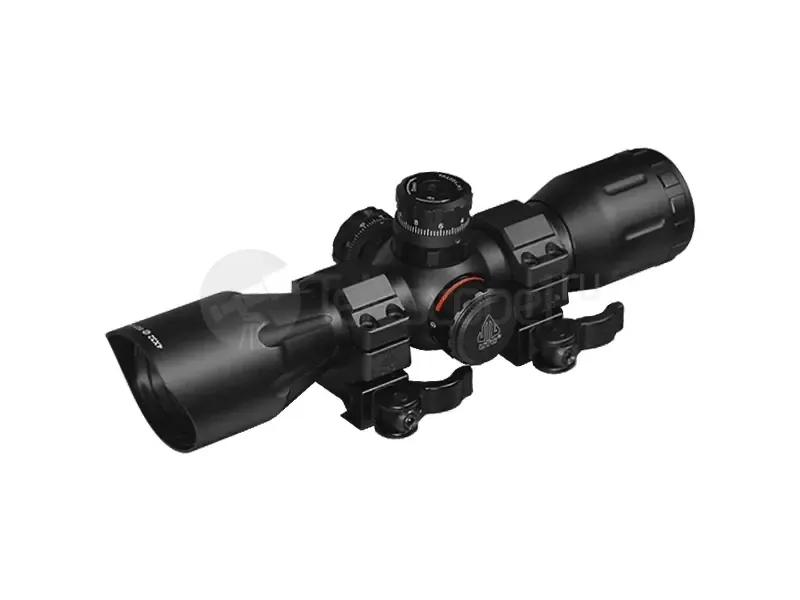 Leapers 4x32 UTG Wide Angle Crossbow Scope w/5-step RGB Reticle с кольцами SCP-M4CR5WQ