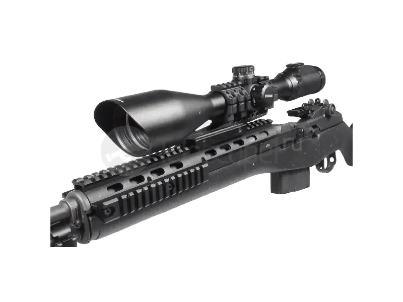 Leapers UTG 4-16x56 30mm Scope, AO, 36 Colors Glass Mil-dot, QD Rings SCP3-UG4165AOIEW