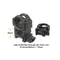 Leapers UTG 6-24x50 1" Hunter Scope, AO, 36 Colors Mil-dot, QD Rings SCP-U6245AOIEW