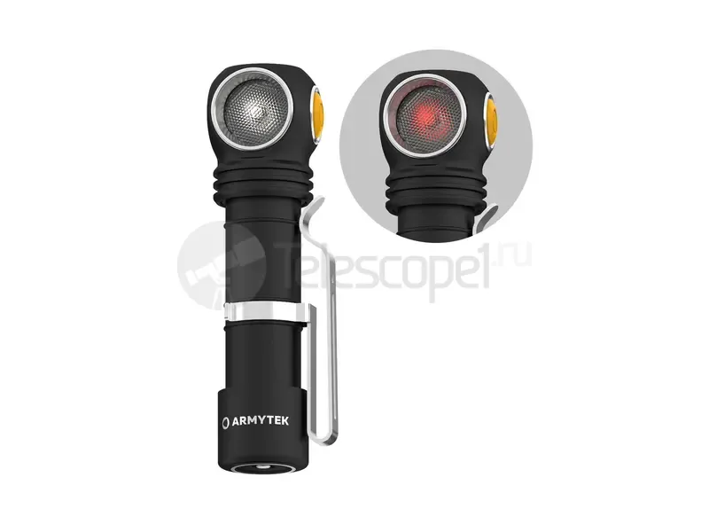 Фонарь Armytek Wizard C2 WR Magnet USB (белый и красный)