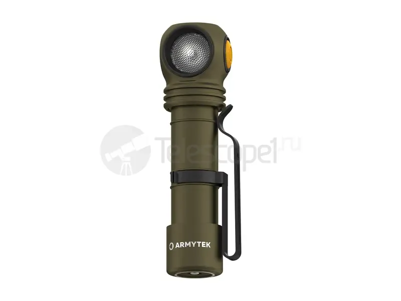 Фонарь Armytek Wizard C2 Pro Olive Magnet USB (белый)