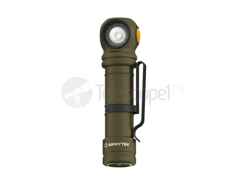 Фонарь Armytek Wizard C2 Pro Max Olive Magnet USB (белый)