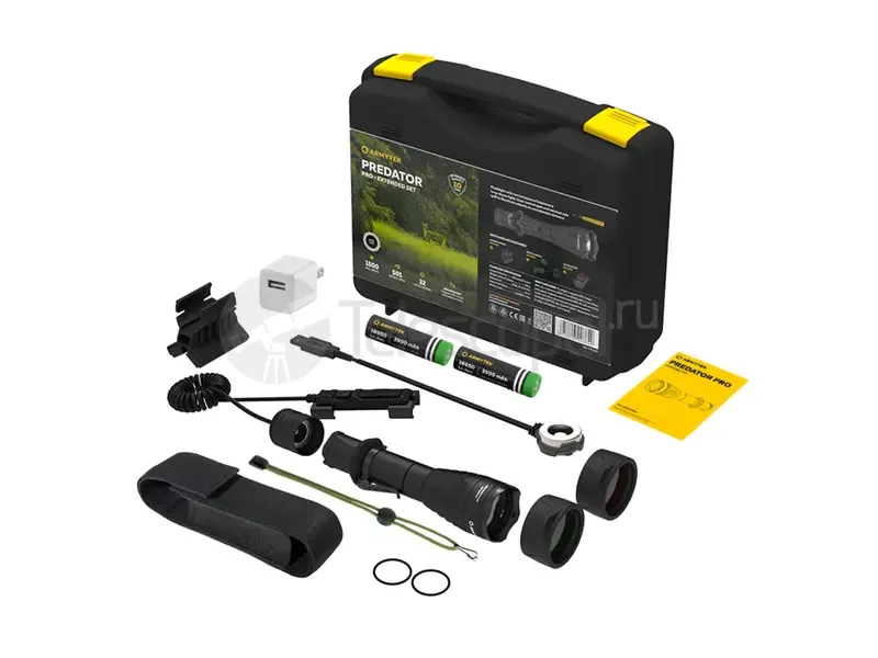 Фонарь Armytek Predator Pro Extended Set (белый)