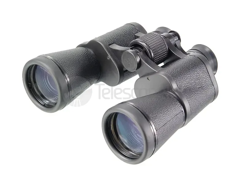 Бинокль Veber Classic БПШЦ 15x50 кожа, широкоугольный, черный