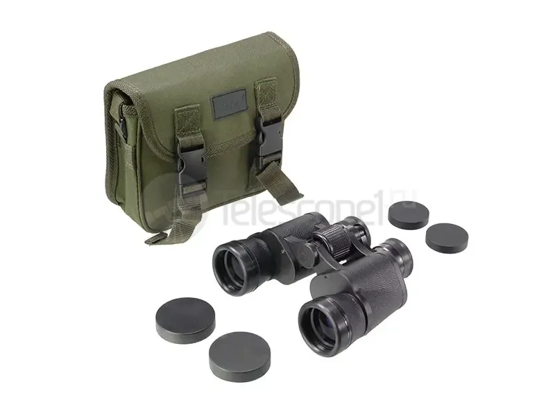 Бинокль Veber Classic БПШЦ 8x40 кожа, широкоугольный, черный