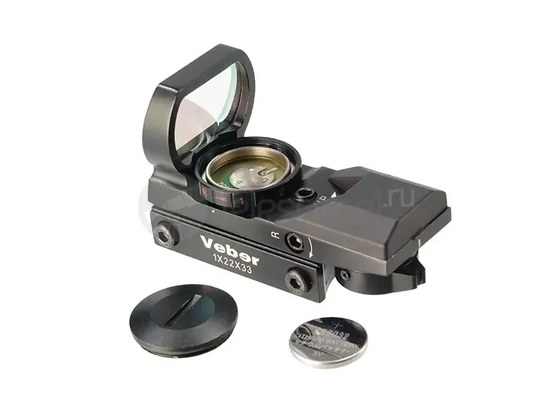 Оптический прицел Veber 1x22x33 RG DVT