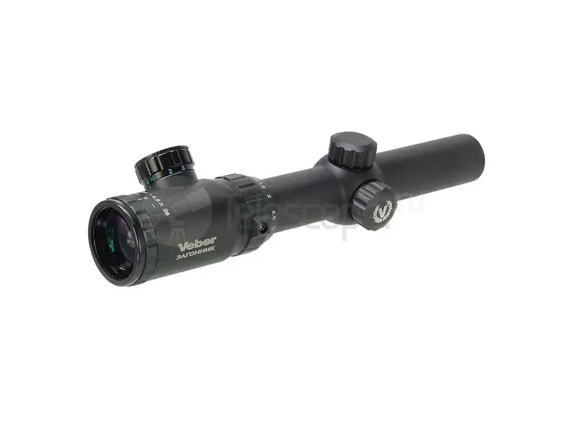 Оптический прицел Veber ПО 1.25-4.5x26 IR Загонник