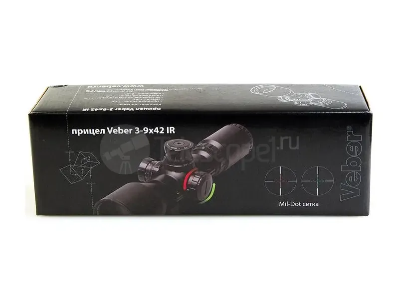 Оптический прицел Veber ПО 3-9x42 IR