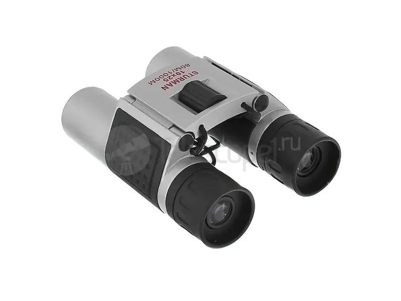 Бинокль Sturman 10x25 серебристый