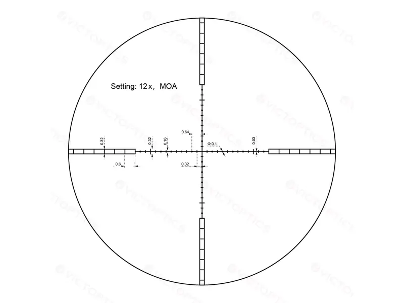 Vector Optics VictOptics C4 3-12x40 SFP, VMD-2 (OPSL29)