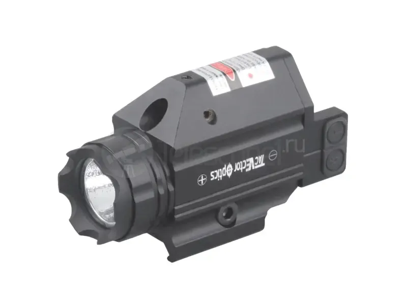 Лазерный целеуказатель Vector Optics Red Laser + фонарь (SCRL-05)