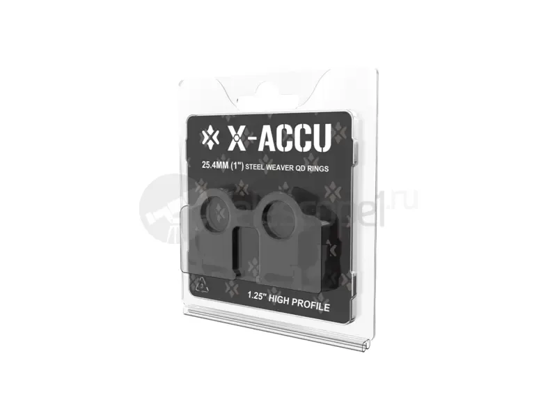 Кольца быстросъемные Vector Optics на weaver 25.4 мм, высокие (XASR-SQ03)