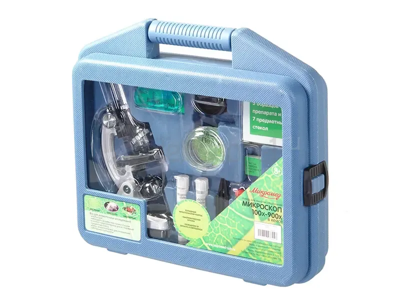 Микроскоп Микромед 100x-900x в кейсе