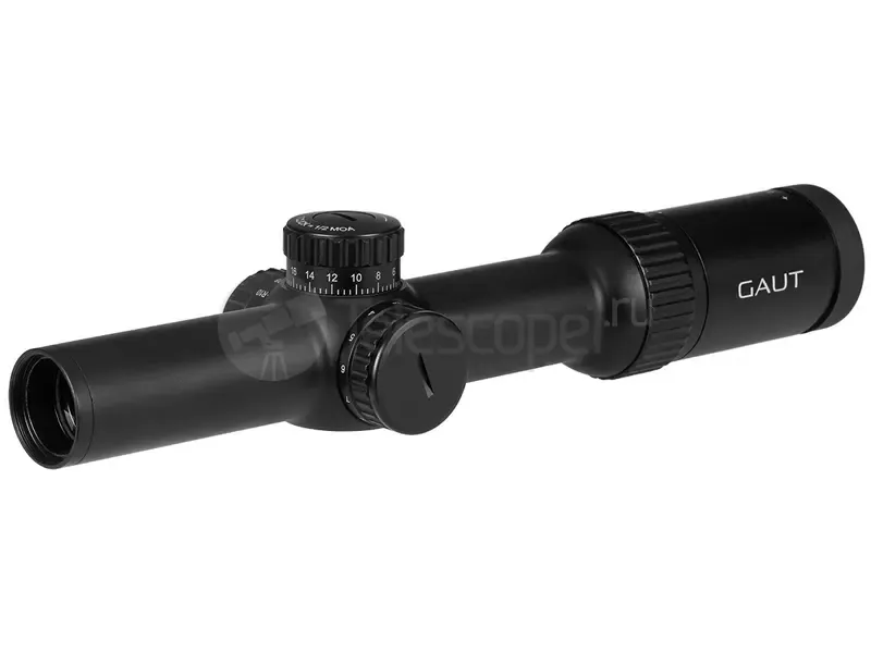 Оптический прицел Gaut Obsidian 1-8x24, сетка X2, подсветка точки