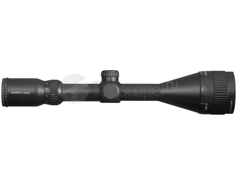 Оптический прицел Gaut Quartz 4-12x50 AO, сетка 2 (Mil-Dot), подсветка