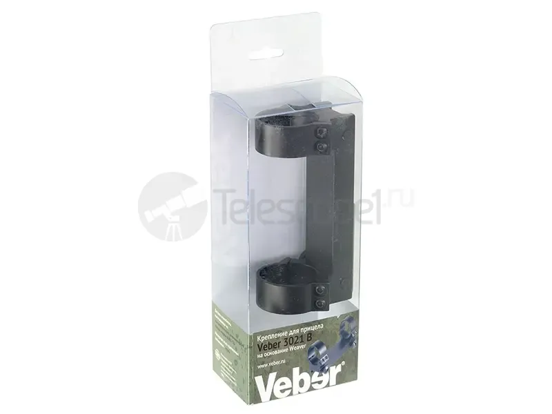 Кронштейн Veber 3021 B на weaver, 30 мм, высокий (11174)