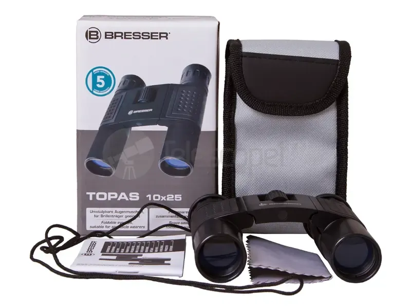 Бинокль Bresser Topas 10x25 Black