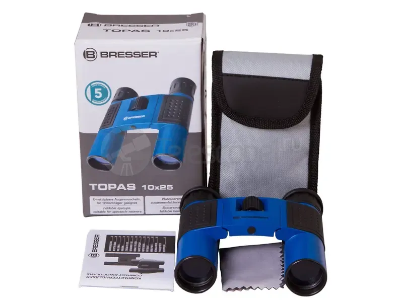 Бинокль Bresser Topas 10x25 Blue