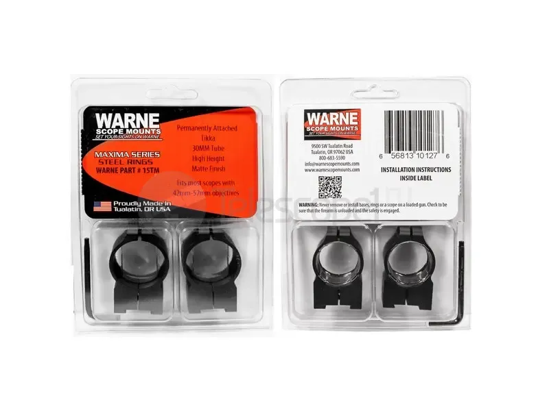 Кольца Warne для Tikka, 30 мм, High (15TM)