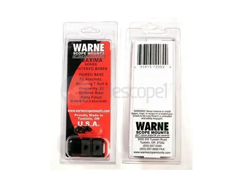 Основания Warne weaver для Anschutz (S824/824М)