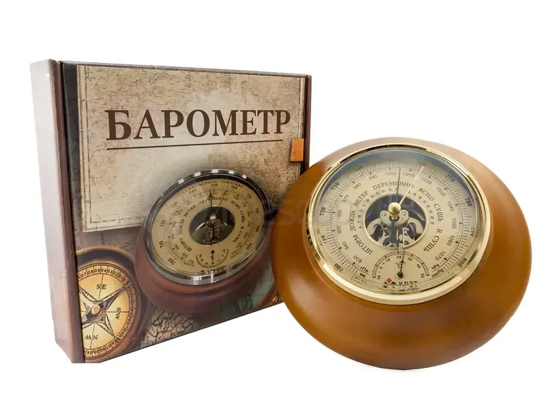 Барометр БТК-СН 18 шлифованное золото