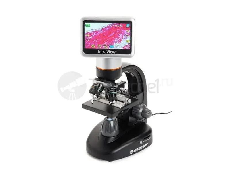 Микроскоп Celestron с LCD-экраном TetraView