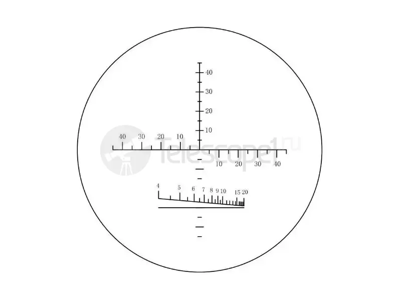 Бинокль Veber Defence 10x50WP с сеткой