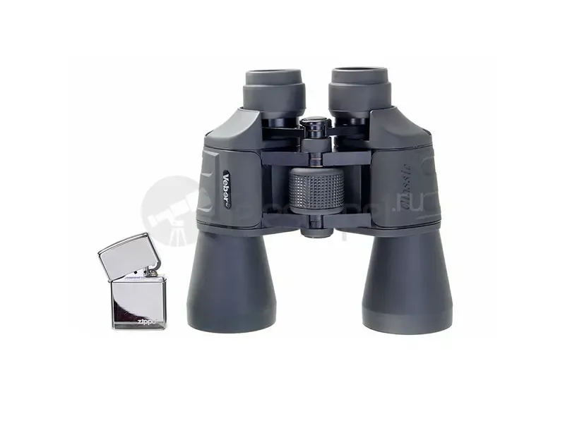 Бинокль Veber Classic БПЦ 7x50 обрезиненный, серый