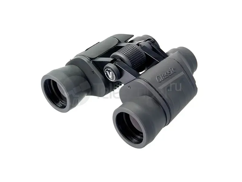 Бинокль Veber Classic БПШЦ 8x40 обрезиненный, широкоугольный, серый