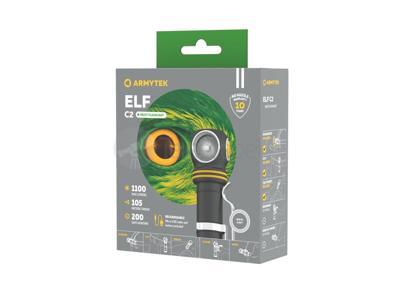 Armytek Elf C2 USB-C (белый)