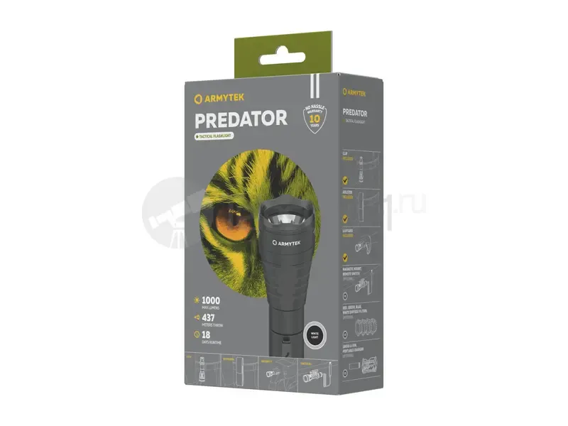 Фонарь Armytek Predator (белый)