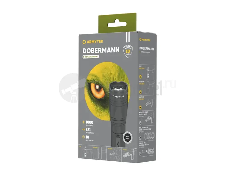 Фонарь Armytek Dobermann (белый)