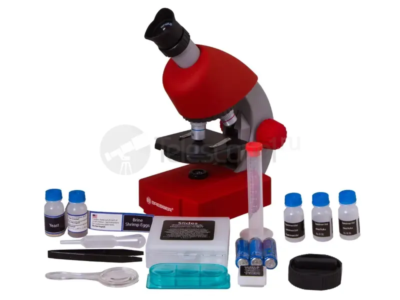 Микроскоп Bresser Junior 40x-640x красный