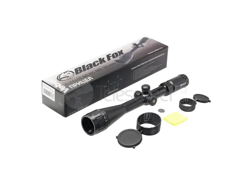 Оптический прицел Veber Black Fox 6-24x50 AO RG MD (30 мм)