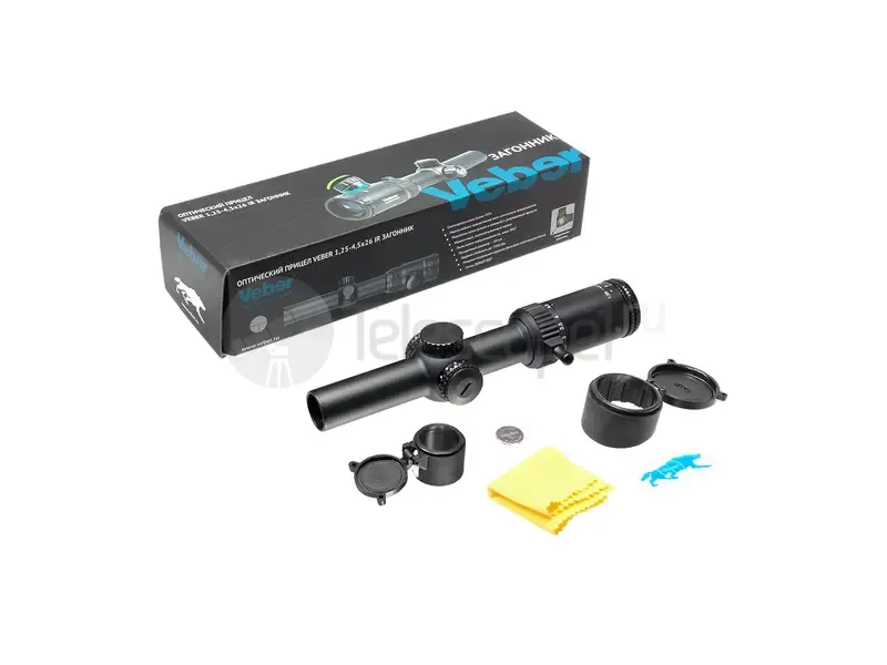 Оптический прицел Veber Wolf 1.25-4.5x26 IR DnD